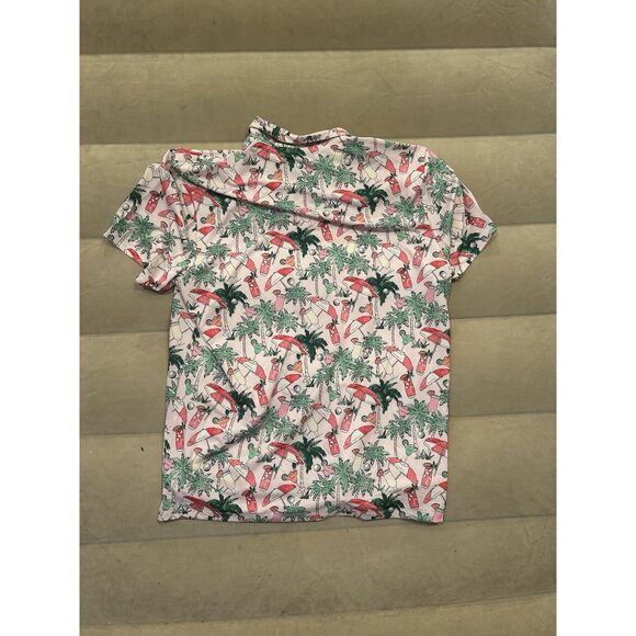 Kenny Flowers Mens XL Golf Polo Shirt Floral Hawaiian Multicolor - Picture 5 of 5